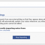Stop Feed on Facebook Notes
